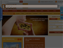 Tablet Screenshot of orangedoorinfra.com